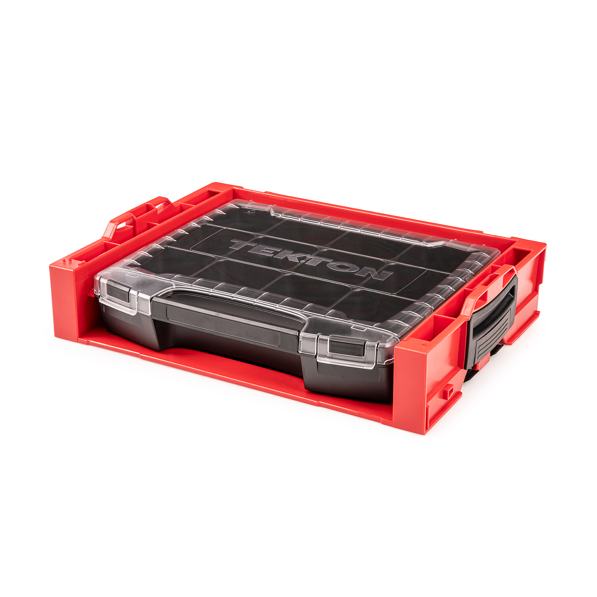 TEKTON Lidded Drawer (i-BOXX) with 12-Cavity Parts Tray and Stacking Drawer Rack | OLB94004